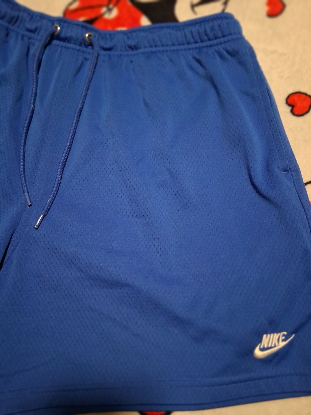 Nike Men’s Royal Blue Athletic Shorts with White Swoosh